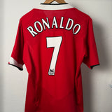 Manchester United 2004 Heimtrikot – Ronaldo (#7) – L