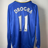 Chelsea FC 2008/09 Heimtrikot Langarm – Didier Drogba #11 (L)