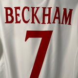 England 2002 Heimtrikot – David Beckham #7 – Umbro (M)