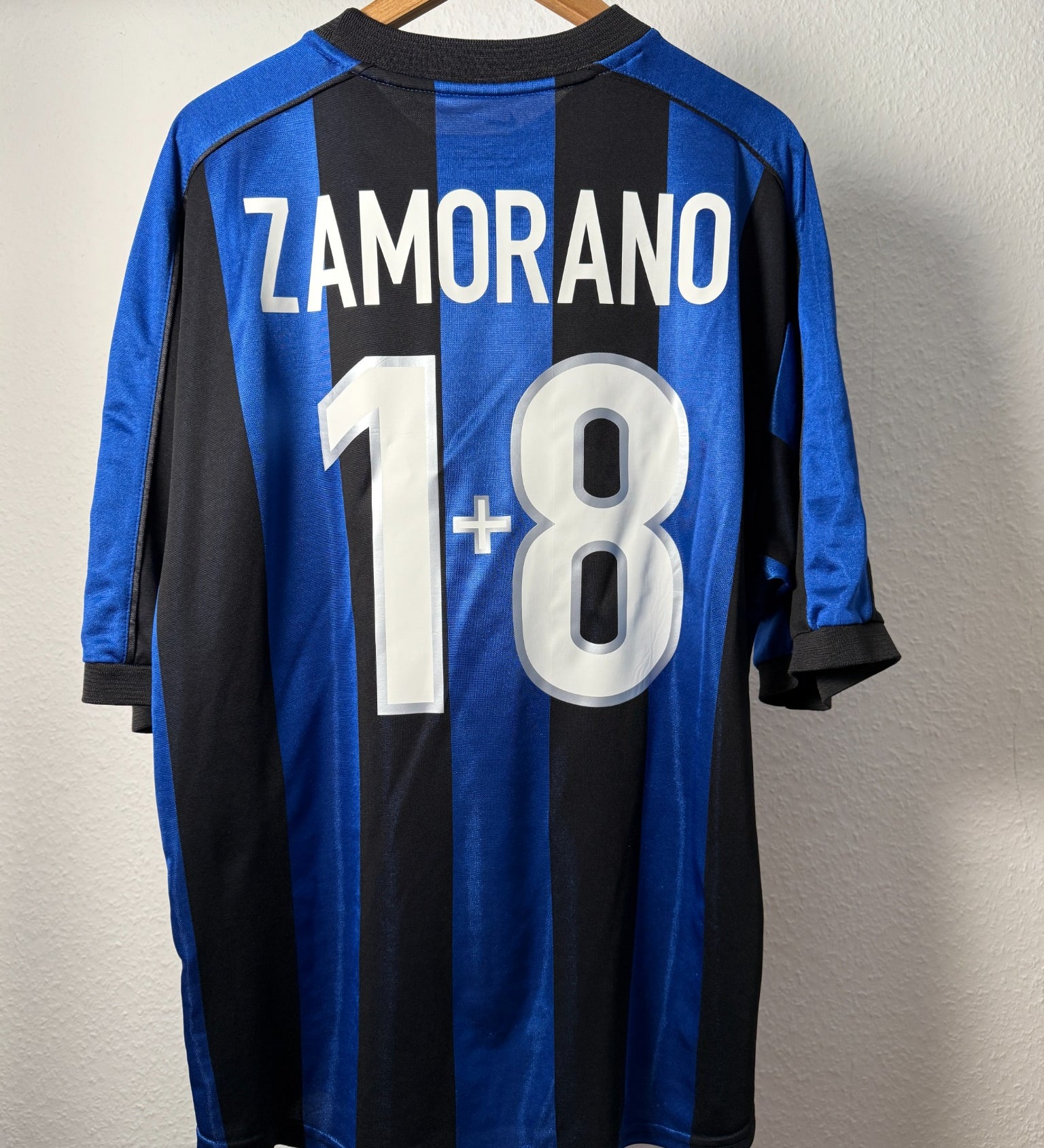 Inter Mailand 1998/99 Zamorano #1+8 Rückseite