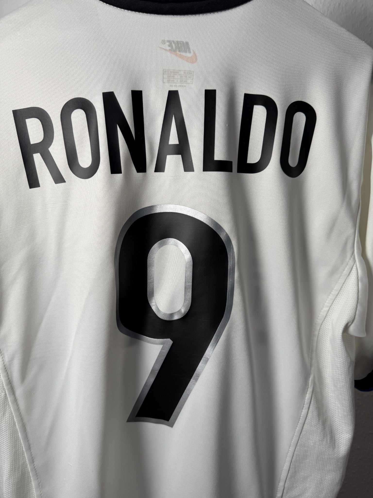 Ronaldo #9 Beflockung Detail
