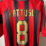 AC Milan 2003/04 Heimtrikot – Gattuso #8 – XL