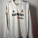 Real Madrid 2004/05 Heimtrikot Langarm – Beckham #23 – XL