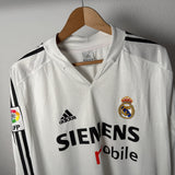 Real Madrid 2004/05 Heimtrikot Langarm – Beckham #23 – XL