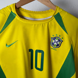 Brasilien / Brazil 2002 Heimtrikot – Rivaldo #10 – Nike (L)