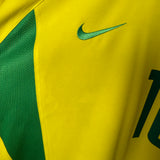 Brasilien / Brazil 2002 Heimtrikot – Rivaldo #10 – Nike (L)