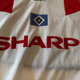 Hamburger SV HSV 1992/93 Heimtrikot – Sharp – Größe XL (fällt größer aus)