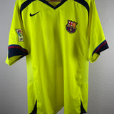 FC Barcelona 2005/06 Auswärtstrikot – Ronaldinho (#10) – Größe L