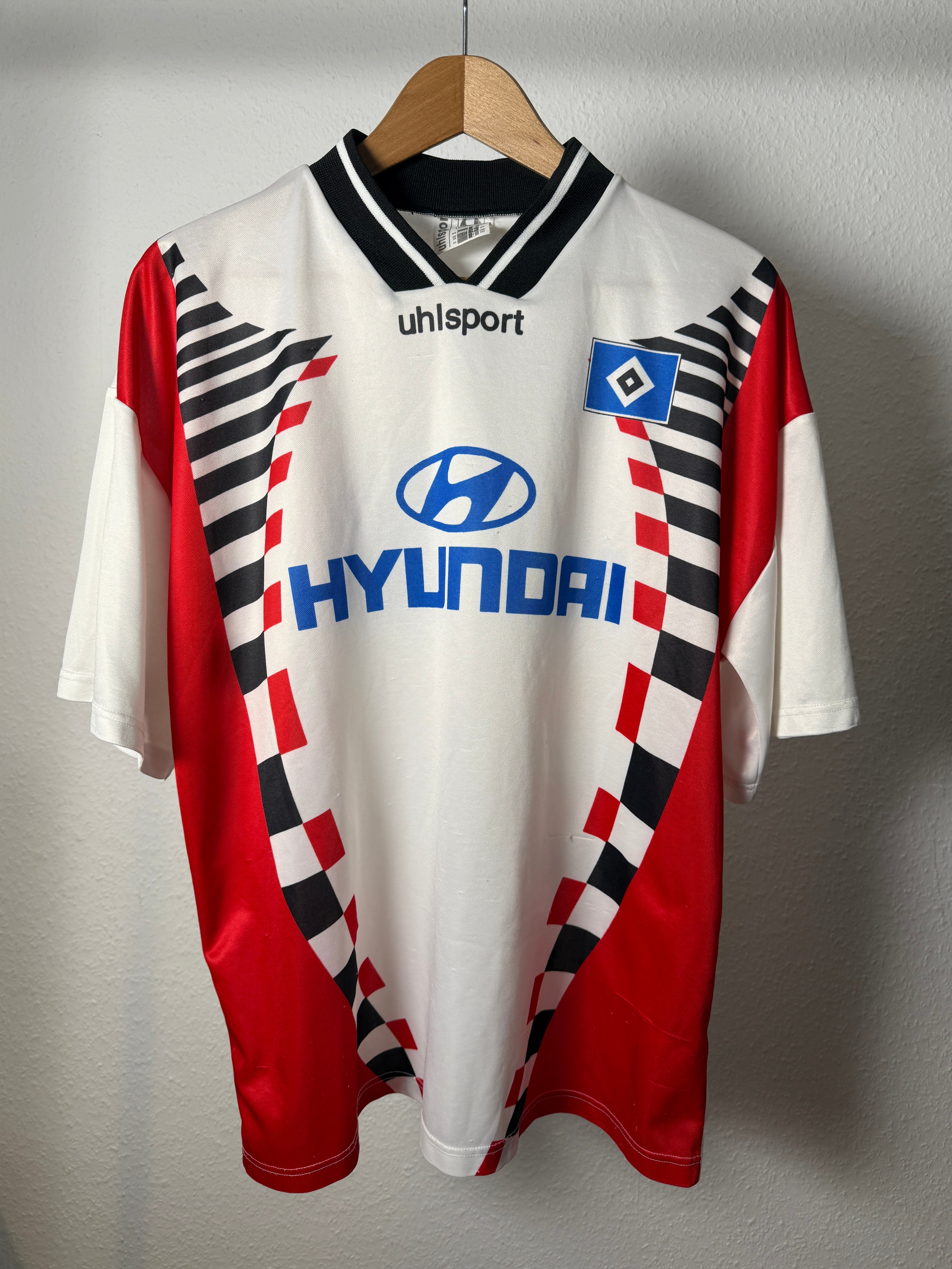Hamburger SV – 1995/96 Heimtrikot – uhlsport – XL