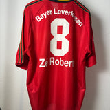 Bayer 04 Leverkusen 1998–2000 Home Shirt – Aspirin – Zé Roberto – L