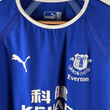 Everton FC 2003/04 Heimtrikot – Jubiläum – Rooney (#18) – Größe XL