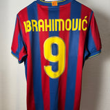 FC Barcelona 2009/10 Home Jersey – Nike – IBRAHIMOVIĆ #9 (M)