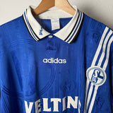 DEFEKT! FC Schalke 04 1997/98 Heimtrikot – adidas – Veltins (XXL)