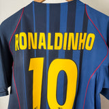 FC Barcelona 2004/05 Auswärtstrikot – Ronaldinho #10 (M/L)