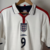 England 2004 Heimtrikot – Umbro (L) – Rooney #9