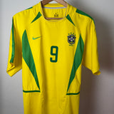 Brasilien 2002 WM Heimtrikot – Nike (M) – Ronaldo #9