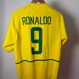 Brasilien 2002 WM Heimtrikot – Nike (M) – Ronaldo #9