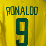 Brasilien 2002 WM Heimtrikot – Nike (M) – Ronaldo #9
