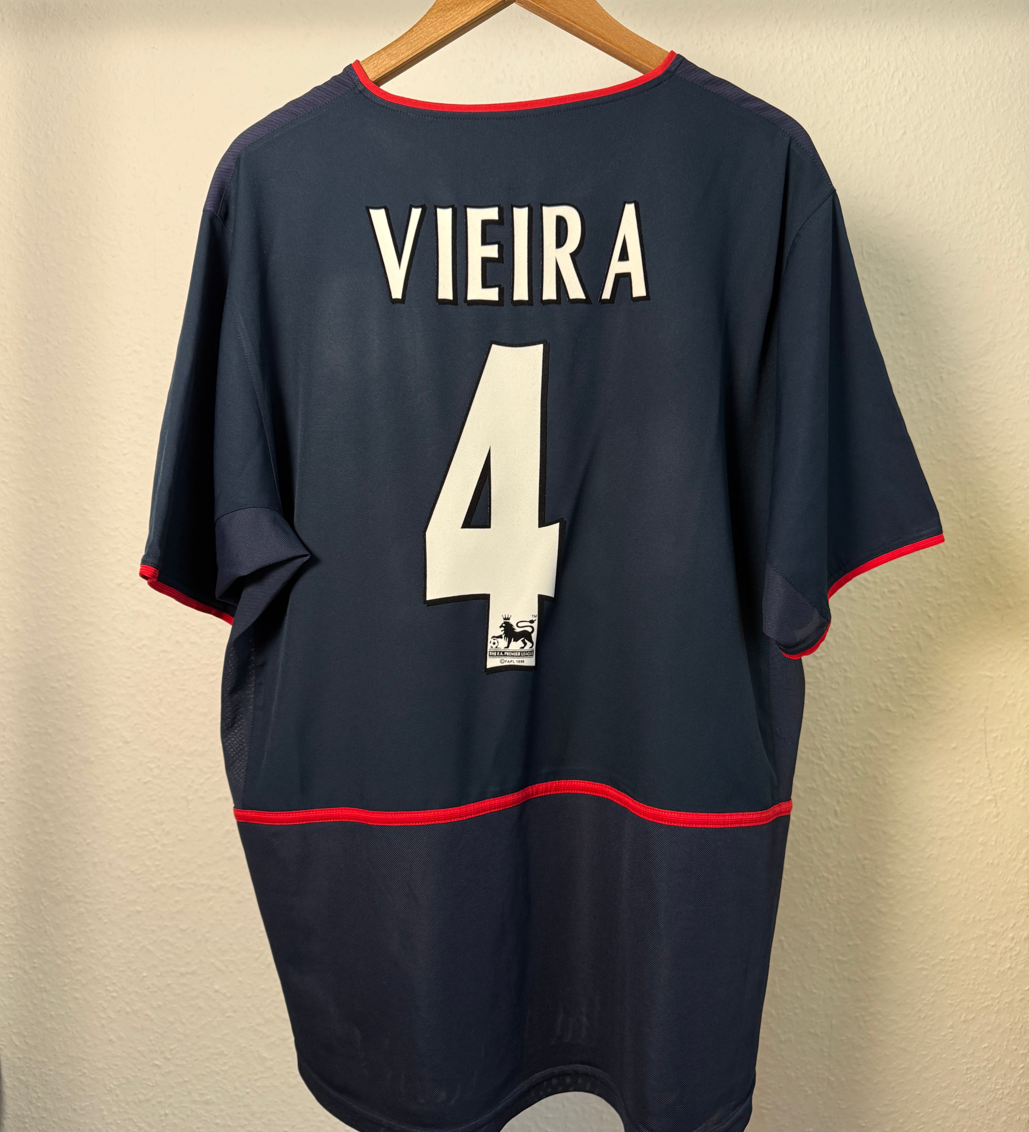 Arsenal FC 2002/03 Auswärtstrikot – Vieira #4 – Foto 6