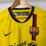 FC Barcelona 2008/09 Auswärtstrikot Langarm – Nike – Lionel Messi #10 (M)