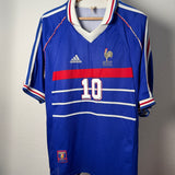 Frankreich Heimtrikot 1998 – Zidane #10 – XL