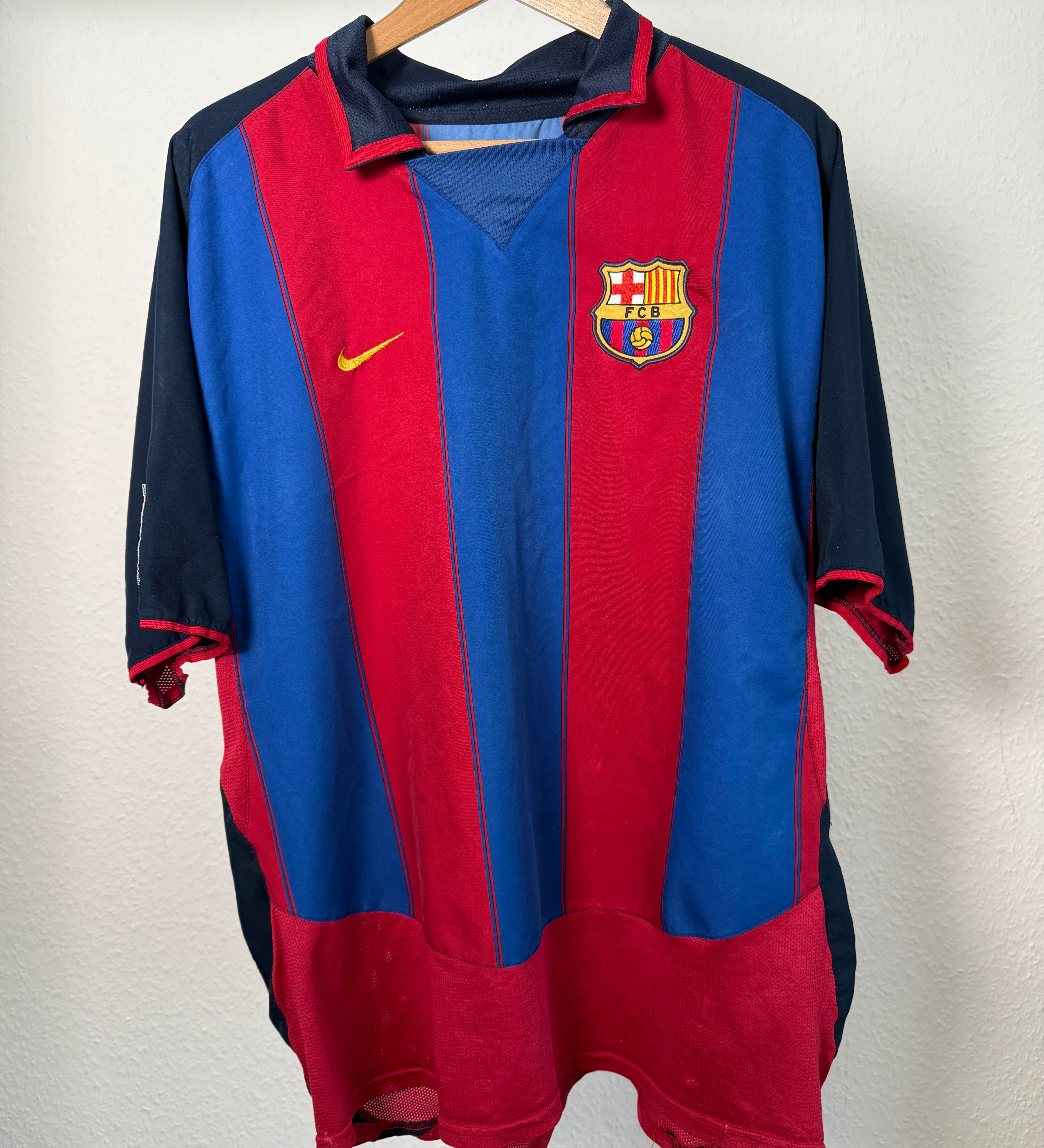 FC Barcelona 2003/04 Heimtrikot – Ronaldinho #10 – Foto 2