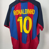 FC Barcelona 2003/04 Heimtrikot – Ronaldinho #10 – Foto 8