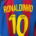 FC Barcelona 2003/04 Heimtrikot – Ronaldinho #10 – Foto 9