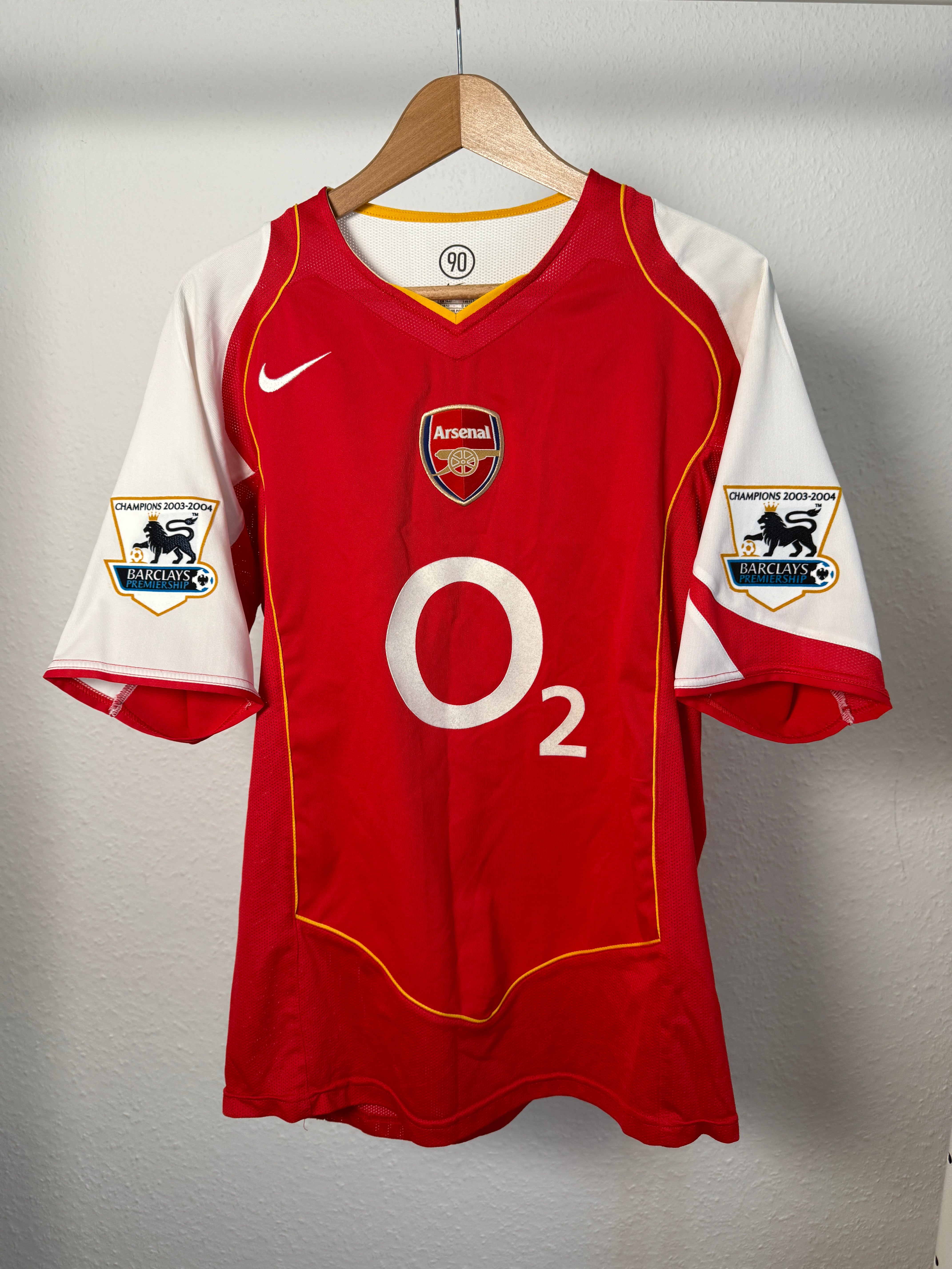 Arsenal FC 2004/05 Heimtrikot – Dennis Bergkamp #10 – M – IMG_2676.JPG