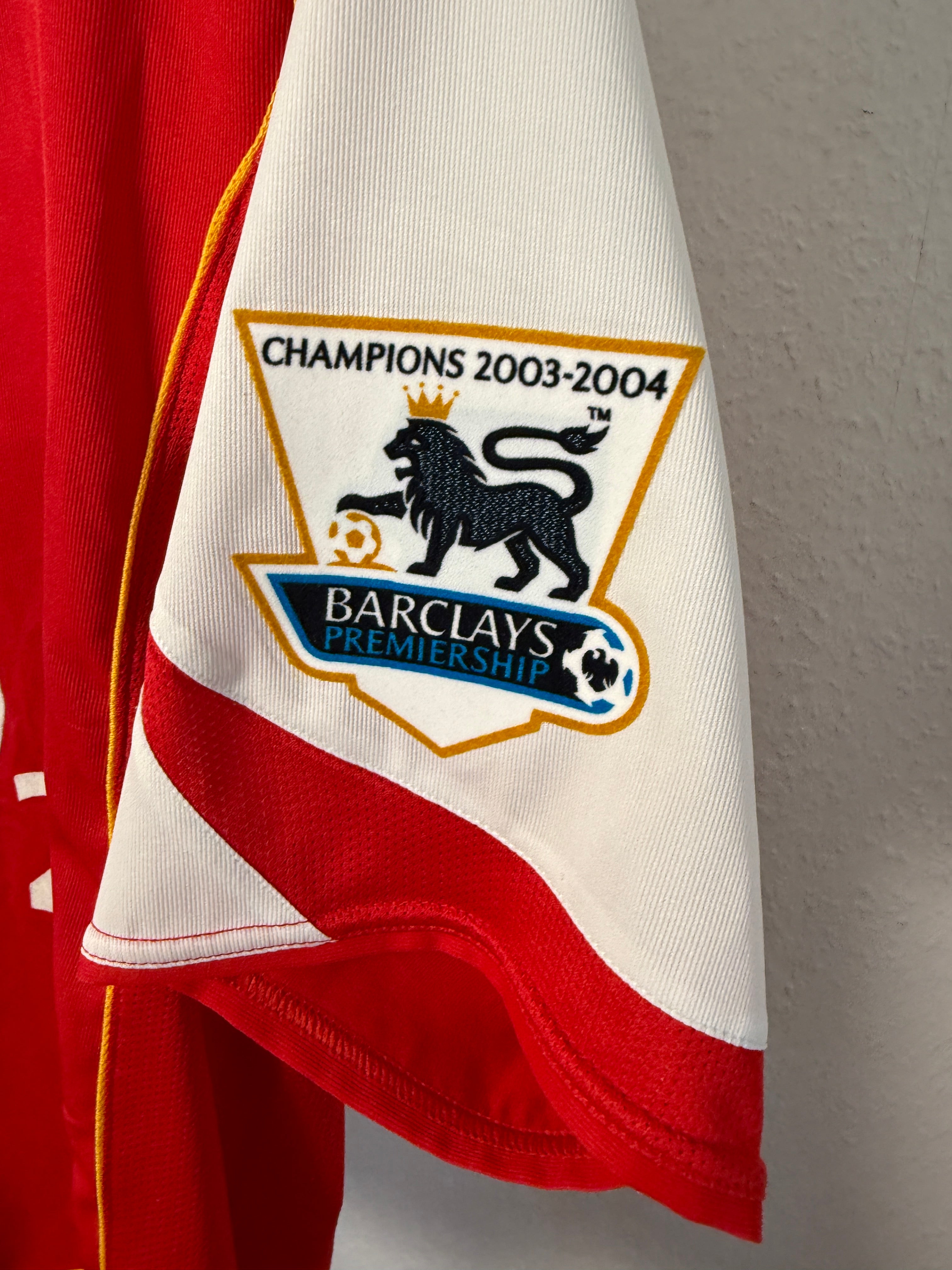 Arsenal FC 2004/05 Heimtrikot – Dennis Bergkamp #10 – M – IMG_2677.JPG