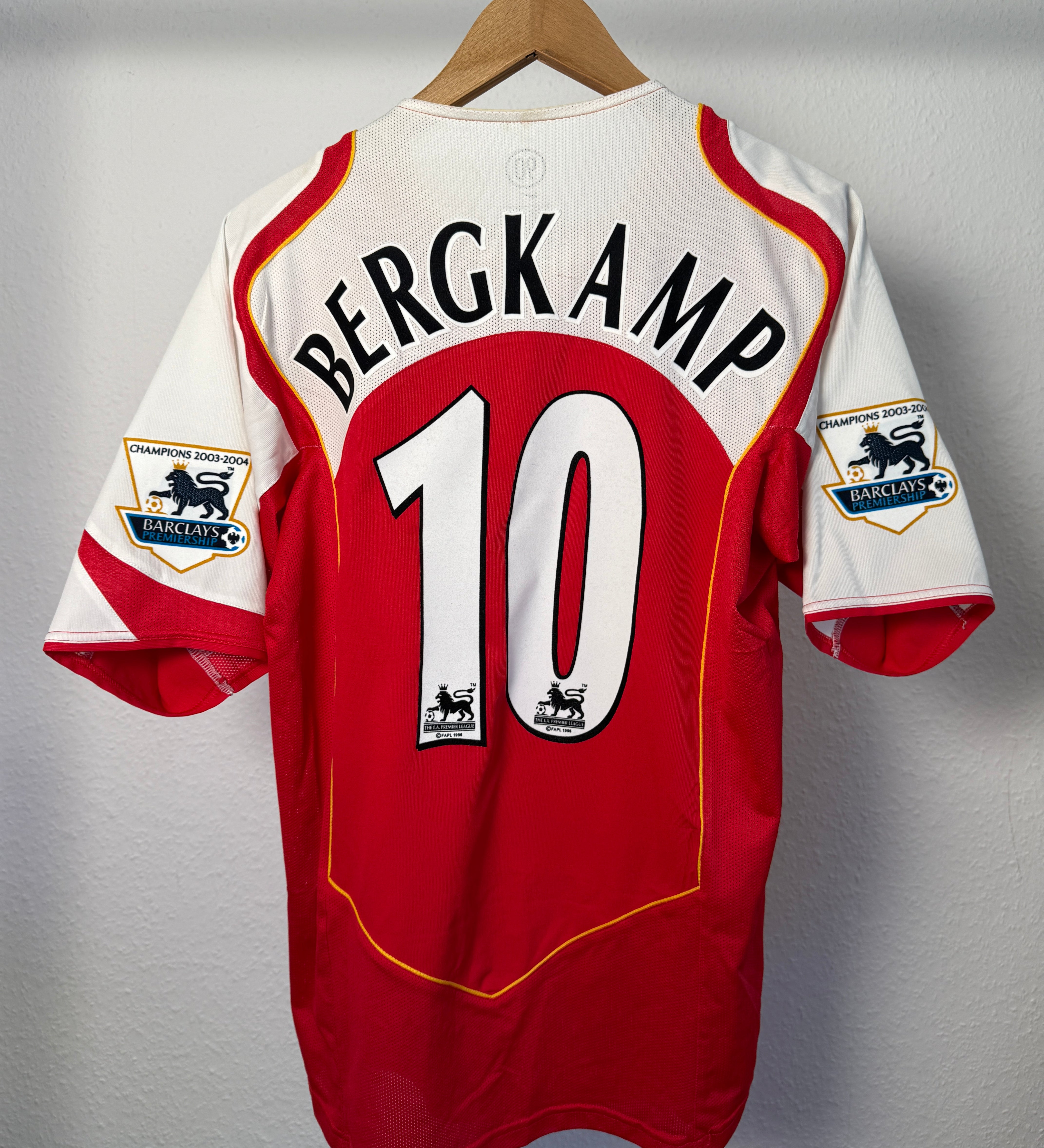 Arsenal FC 2004/05 Heimtrikot – Dennis Bergkamp #10 – M – IMG_2681.JPG