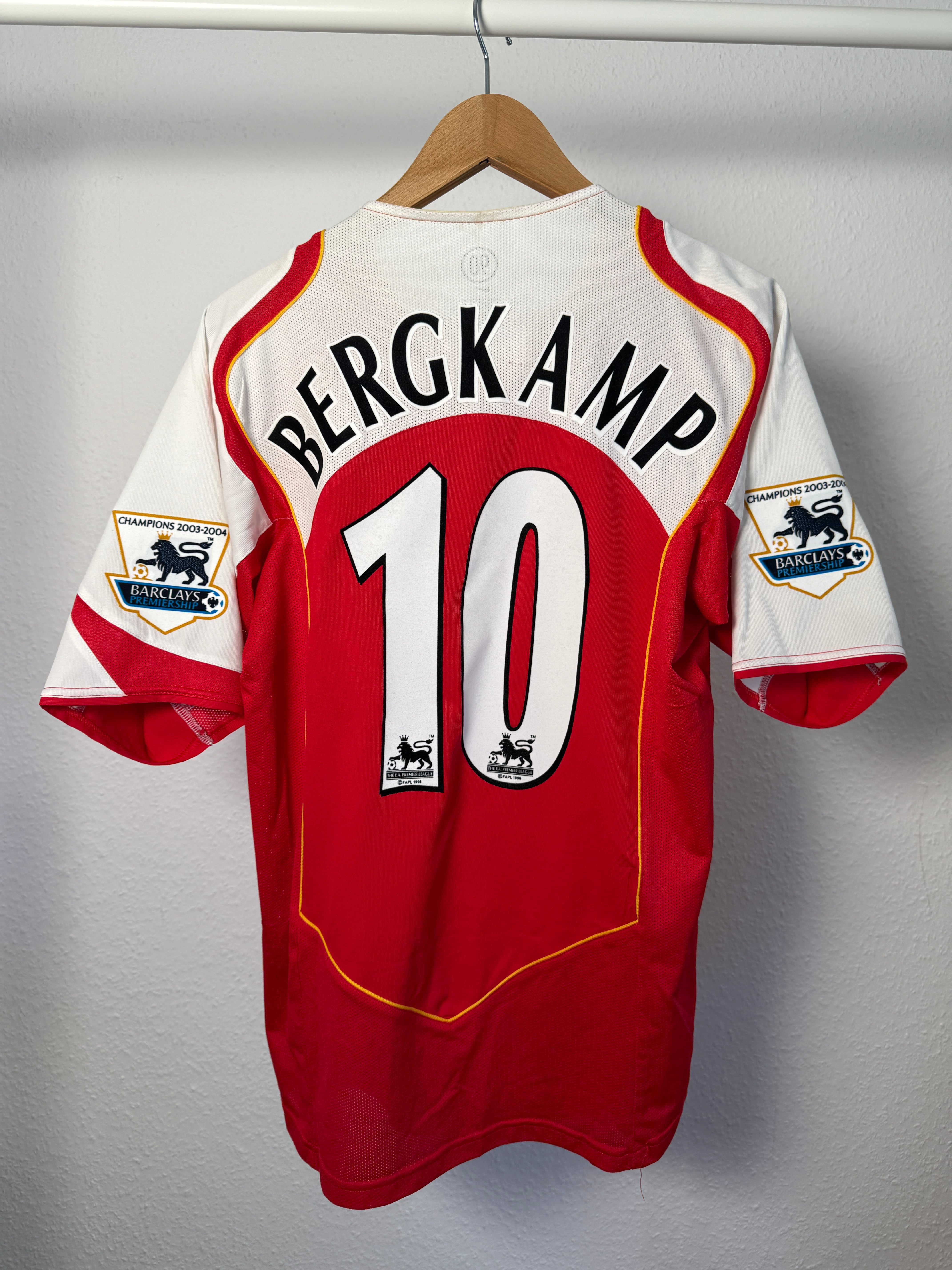 Arsenal FC 2004/05 Heimtrikot – Dennis Bergkamp #10 – M – IMG_2681.JPG