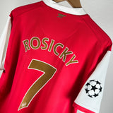 Arsenal 2007/08 Heimtrikot - Rosicky Champions League Edition L