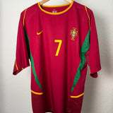 Portugal 2002 Heimtrikot – Figo #7 – Größe XL