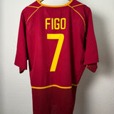 Portugal 2002 Heimtrikot – Figo #7 – Größe XL