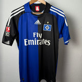 Hamburger SV 2008/09 Auswärtstrikot – Trochowski #15 – Kader-Unterschriften – Kindergröße (176 / S)