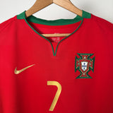 Portugal 2008 Heimtrikot – Cristiano Ronaldo #7 – L
