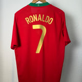 Portugal 2008 Heimtrikot – Cristiano Ronaldo #7 – L