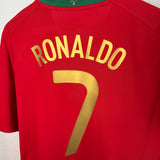 Portugal 2008 Heimtrikot – Cristiano Ronaldo #7 – L