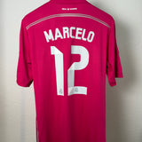 Real Madrid 2014/15 Heimtrikot – Marcelo #12 – adidas – M – FIFA World Champions Patch