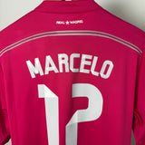 Real Madrid 2014/15 Heimtrikot – Marcelo #12 – adidas – M – FIFA World Champions Patch