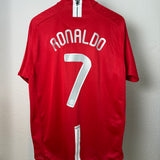 Manchester United 2007/08 Heimtrikot – Cristiano Ronaldo #7 – XL