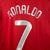 Manchester United 2007/08 Heimtrikot – Cristiano Ronaldo #7 – XL