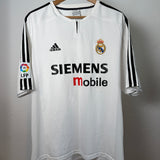 Real Madrid 2003/04 Heimtrikot – Zidane #5 – adidas (XL)