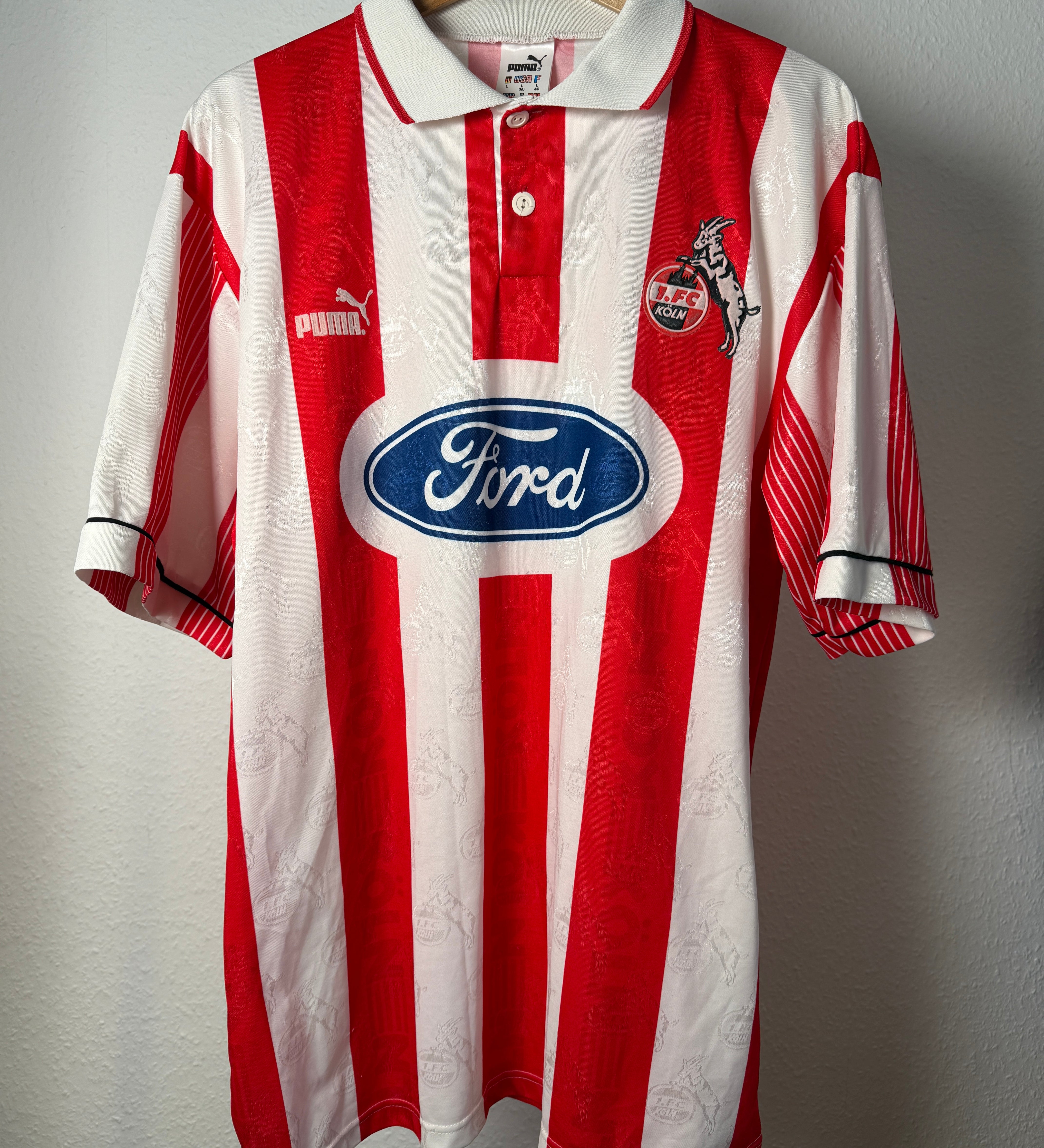 1. FC Köln 1995/96 Heimtrikot – Puma – Ford – Foto 1