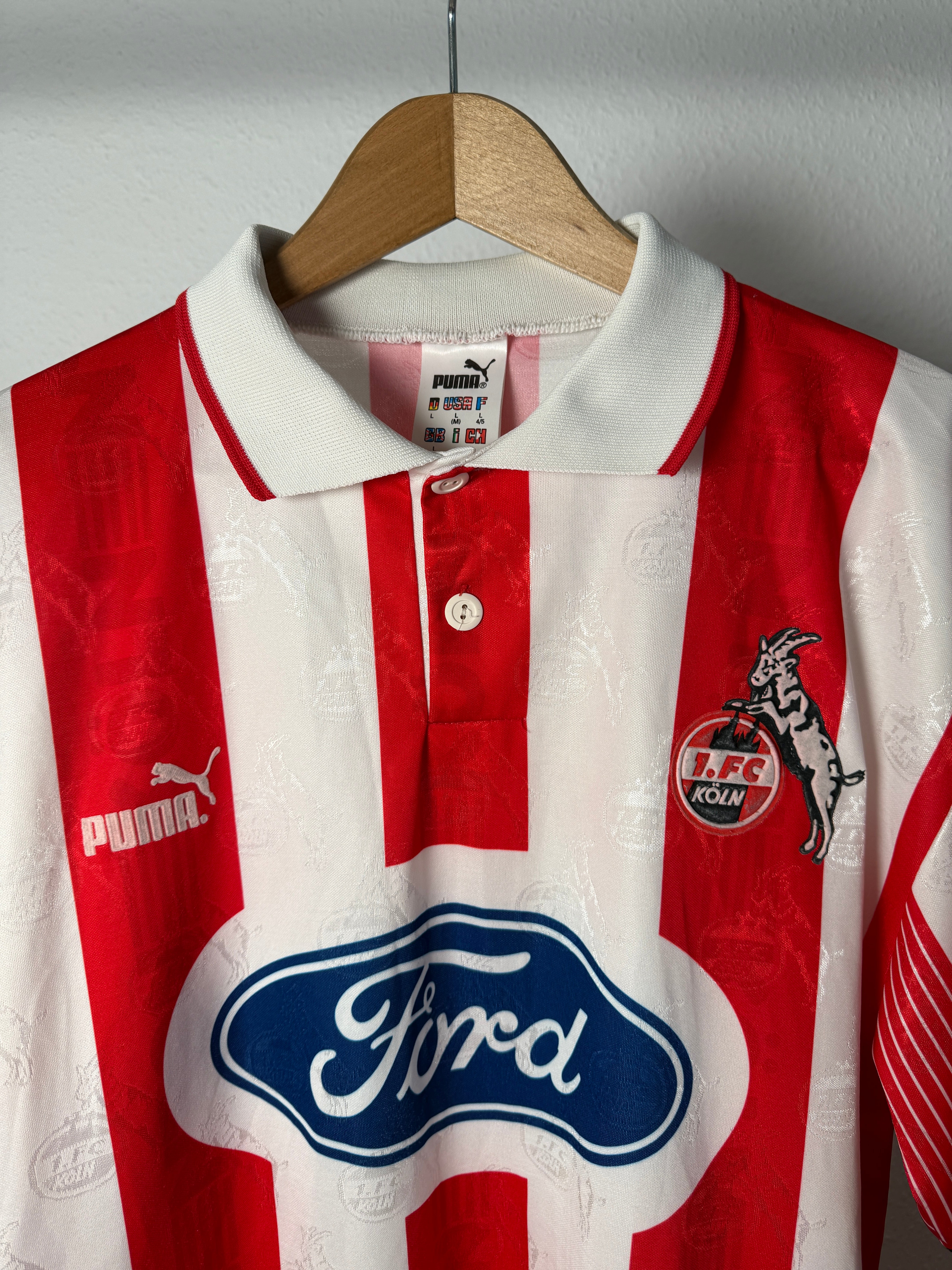 1. FC Köln 1995/96 Heimtrikot – Puma – Ford – Foto 2