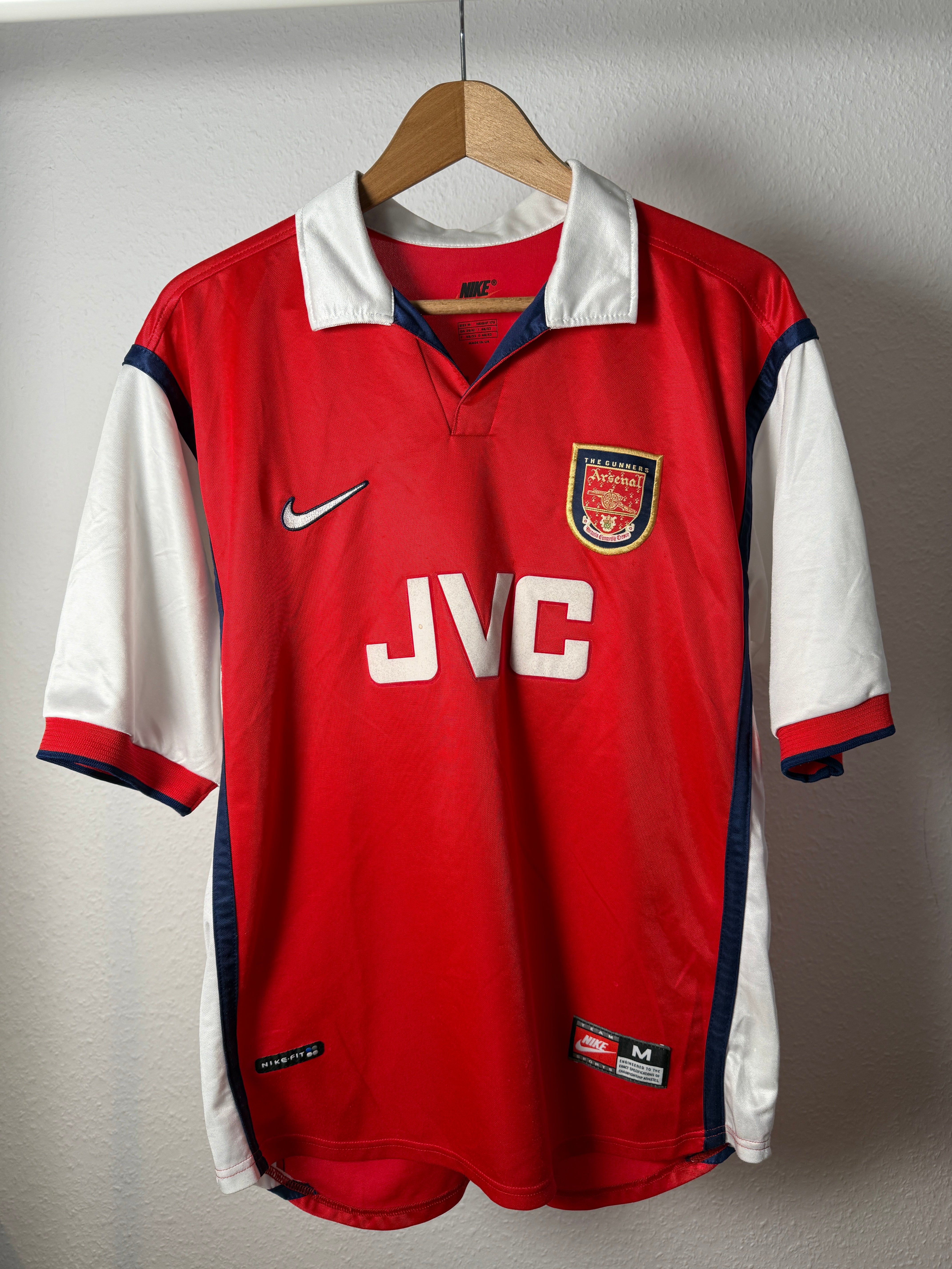 Arsenal FC 1998/99 Heimtrikot – Henry #14 – Nike JVC – Foto 1