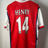 Arsenal FC 1998/99 Heimtrikot – Henry #14 – Nike JVC – Foto 7