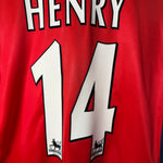 Arsenal FC 1998/99 Heimtrikot – Henry #14 – Nike JVC – Foto 8