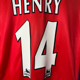 Arsenal FC 1998/99 Heimtrikot – Henry #14 – Nike JVC – Foto 8